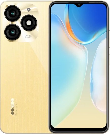 itel A70 Gold colour